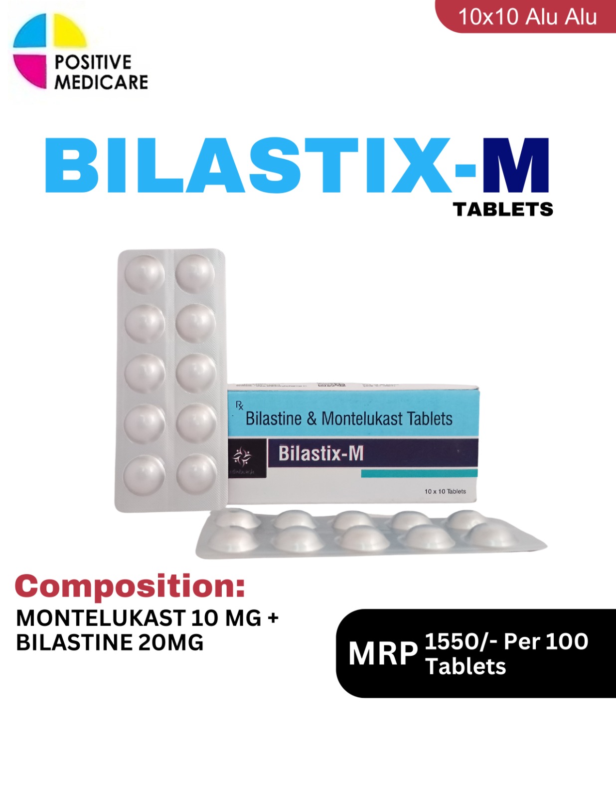 Bilastix-M BILASTIX-M Bilastine 20 mg Montelukast 10 mg Tablets