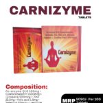 CARNIZYME Tablets with CoQ10 L-Carnitine Zinc Folic Acid DHA and EPA