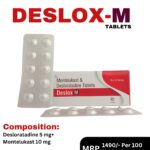 DESLOX-M Tablets Desloratadine 5 mg Montelukast 10 mg by Positive Medicare