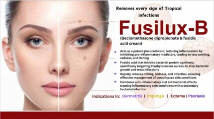 Beclomethasone dipropionate +fusidic acid cream