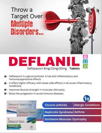 Deflezacort tablets 6 mg