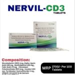 Mecobalamin,alpha lipoic acid,Benfotiamine, folic acid,Chromium polynicotinate, inositol,pyridoxine, hydrochloride,vitaminD3 & calcium