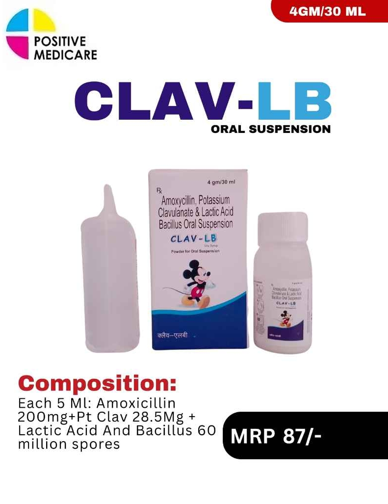 CLAV-LB Clav lb dry syrup with distilled water - Image 1