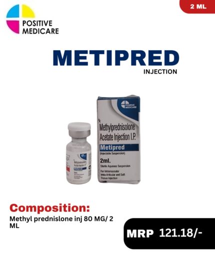 Metipred Injection 80 mg/2 ml Methylprednisolone Acetate