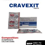 CRAVEXIT Tablets Acamprosate Calcium 333 mg