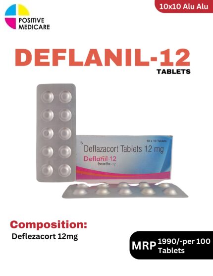 DEFLANIL-12 Deflazacort 12 mg Tablets 10x10 Alu-Alu