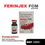 FERINJEX FCM Injection Ferric Carboxymaltose 50 mg/mL 10 mL vial