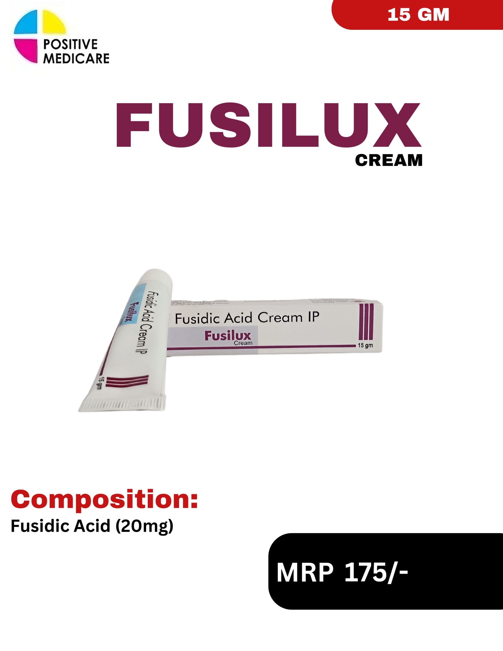 FUSILUX Cream Fusidic Acid 20 mg 15 g by Positive Medicare