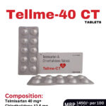 TELLME-40 CT Telmisartan 40 mg Chlorthalidone 12.5 mg tablets