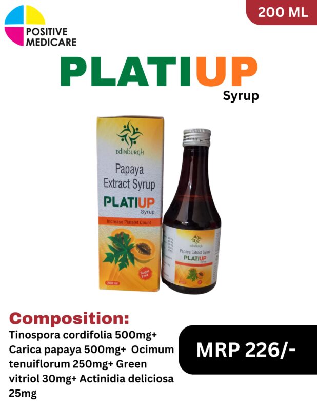 PLATIUP SYP Papaya Extract Syrup 200 mL – Positive Medicare