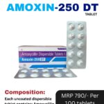 AMOXIN-250 DT Tablet containing Amoxicillin Dispersible 250 mg