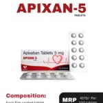 APIXAN-5 Apixaban 5 mg tablets 10×10 Alu-Alu pack