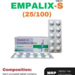 EMPALIX-S 25/100 Sitagliptin 100 mg Empagliflozin 25 mg Tablets by Positive Medicare