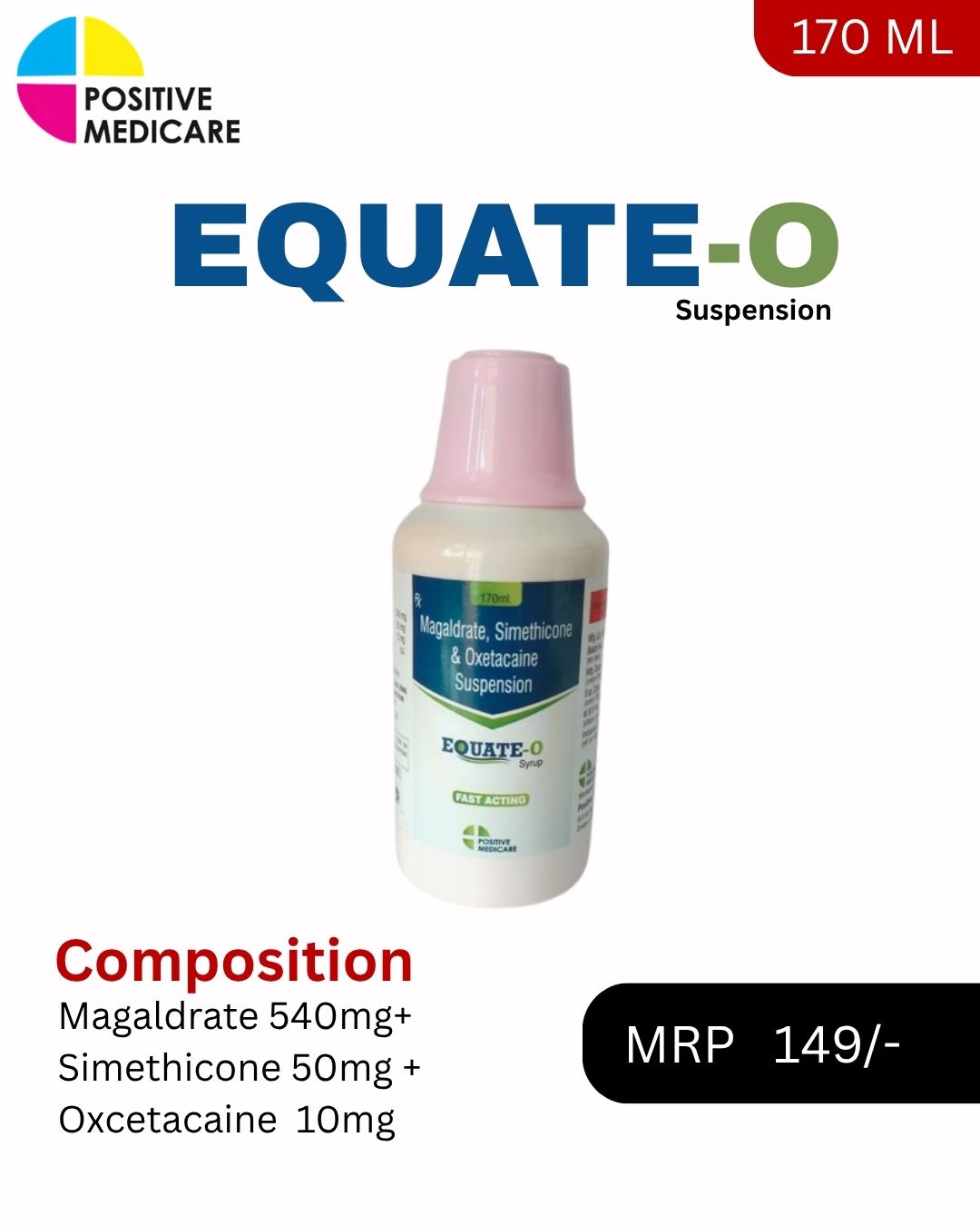 EQUATE O EQUATE-O Suspension 170 mL by Positive Medicare