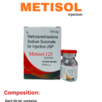 METISOL-125 Methylprednisolone 125 mg Injection