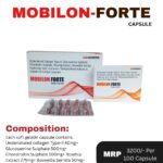 MOBILON-FORTE Softgel Capsules containing collagen type-II, glucosamine, chondroitin and joint health nutrients