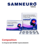 SAMNEURO Tablets with CoQ10, B12, Lycopene and nutritional ingredients