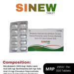 SINEW Mecobalamin Alpha Lipoic Acid and multivitamin tablets by Positive Medicare