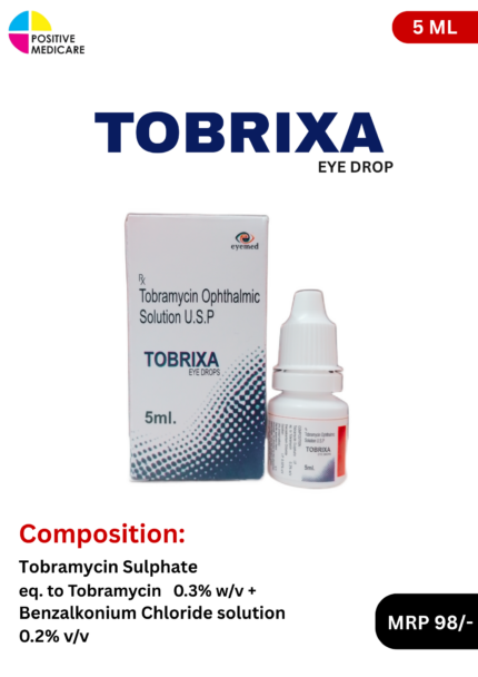 TOBRIXA Tobramycin 0.3% Eye Drop 5 mL