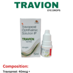 TRAVION Travoprost 40 mcg/mL Eye Drop 5 mL