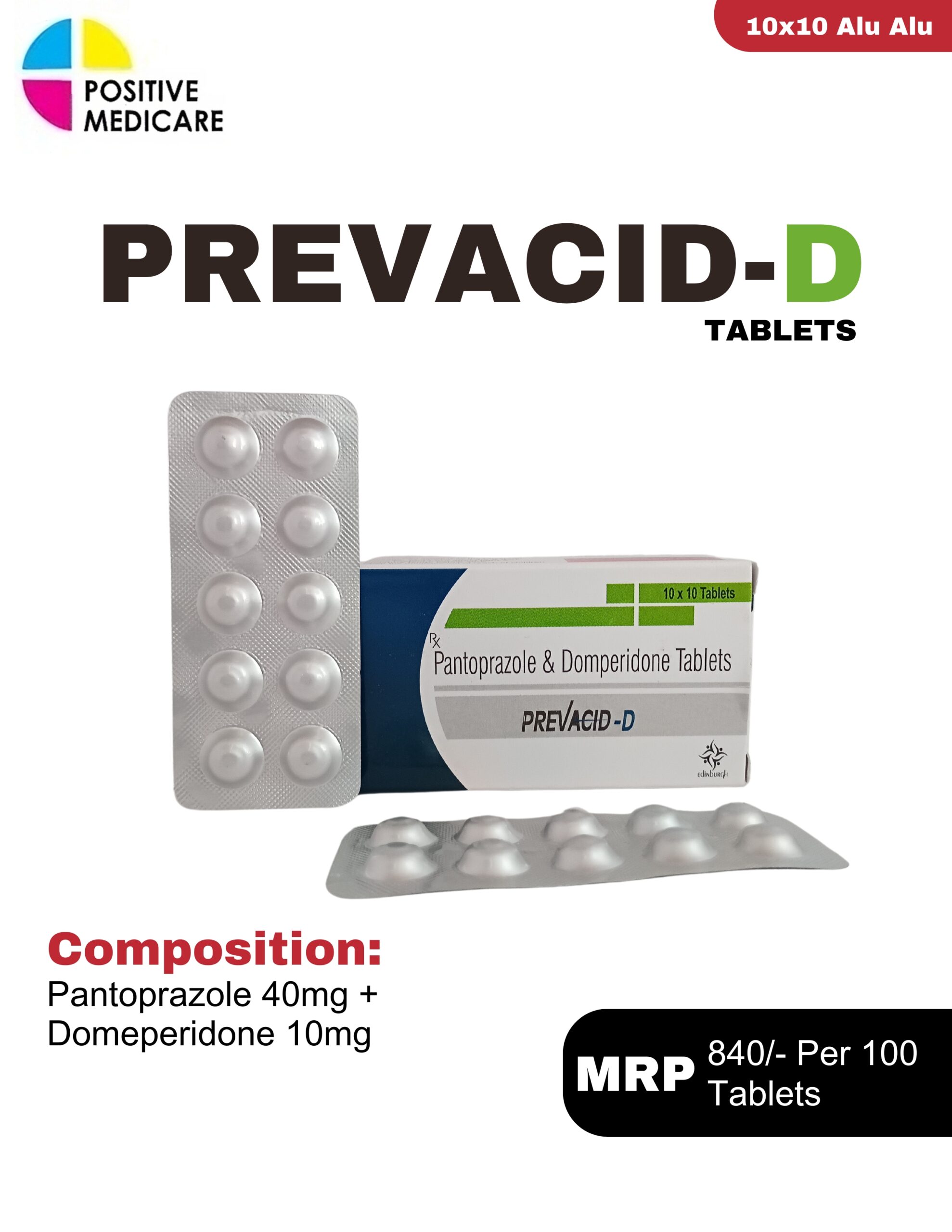 PREVACID-D Tablets 100 tablets by Positive Medicare